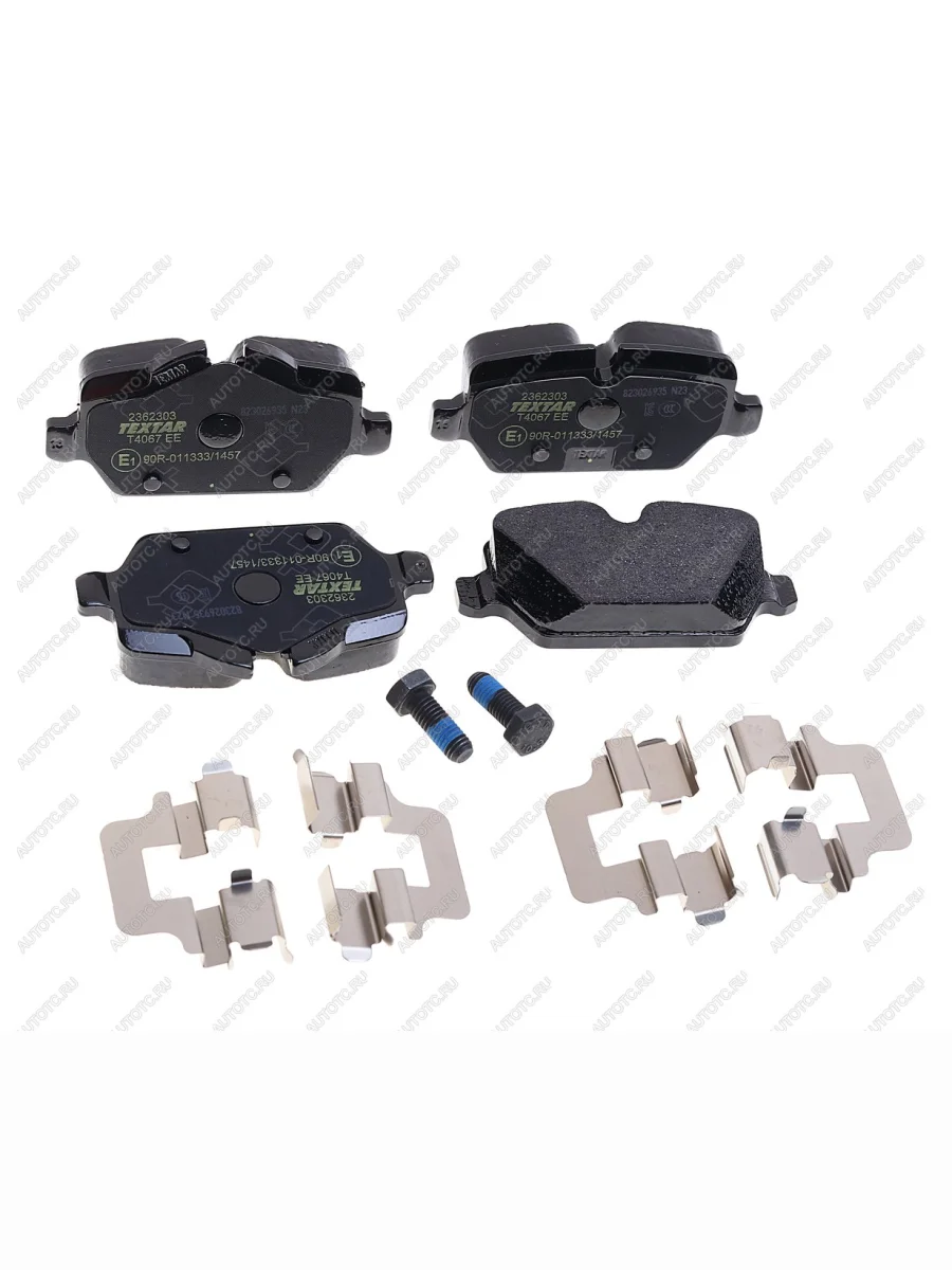 Колодки тормозные задние (4шт.) TEXTAR BMW 1 серия E81 хэтчбэк 3 дв. рестайлинг (2007-2012)  в Перми Пермском крае