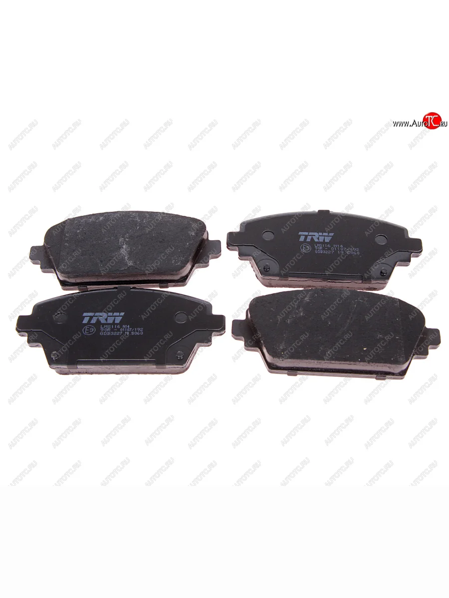 Колодки тормозные передние (4шт.) TRW Nissan Almera 2 N16 седан дорестайлинг (2000-2003)  в Керчи Республика Крым