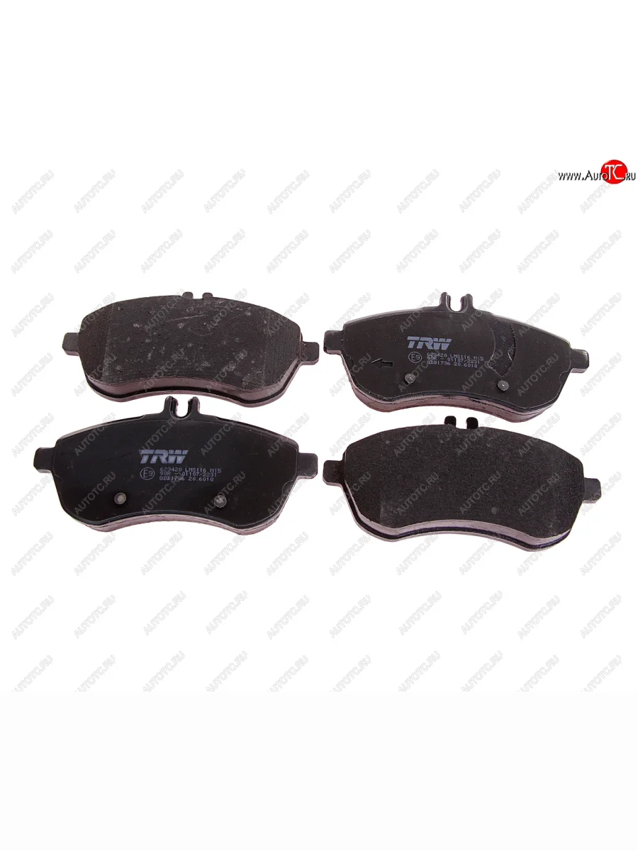 Колодки тормозные передние (4шт.) TRW Mercedes-Benz C-Class W204 дорестайлинг седан (2007-2011)  в Самаре Самарской области