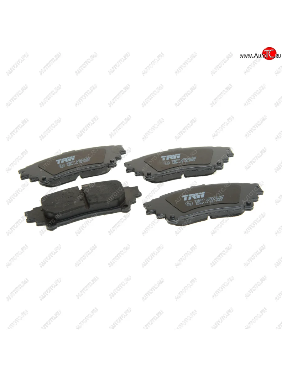 Колодки тормозные задние (4шт.) TRW Lexus RX350 AL10 рестайлинг (2012-2015)  в Самаре Самарской области