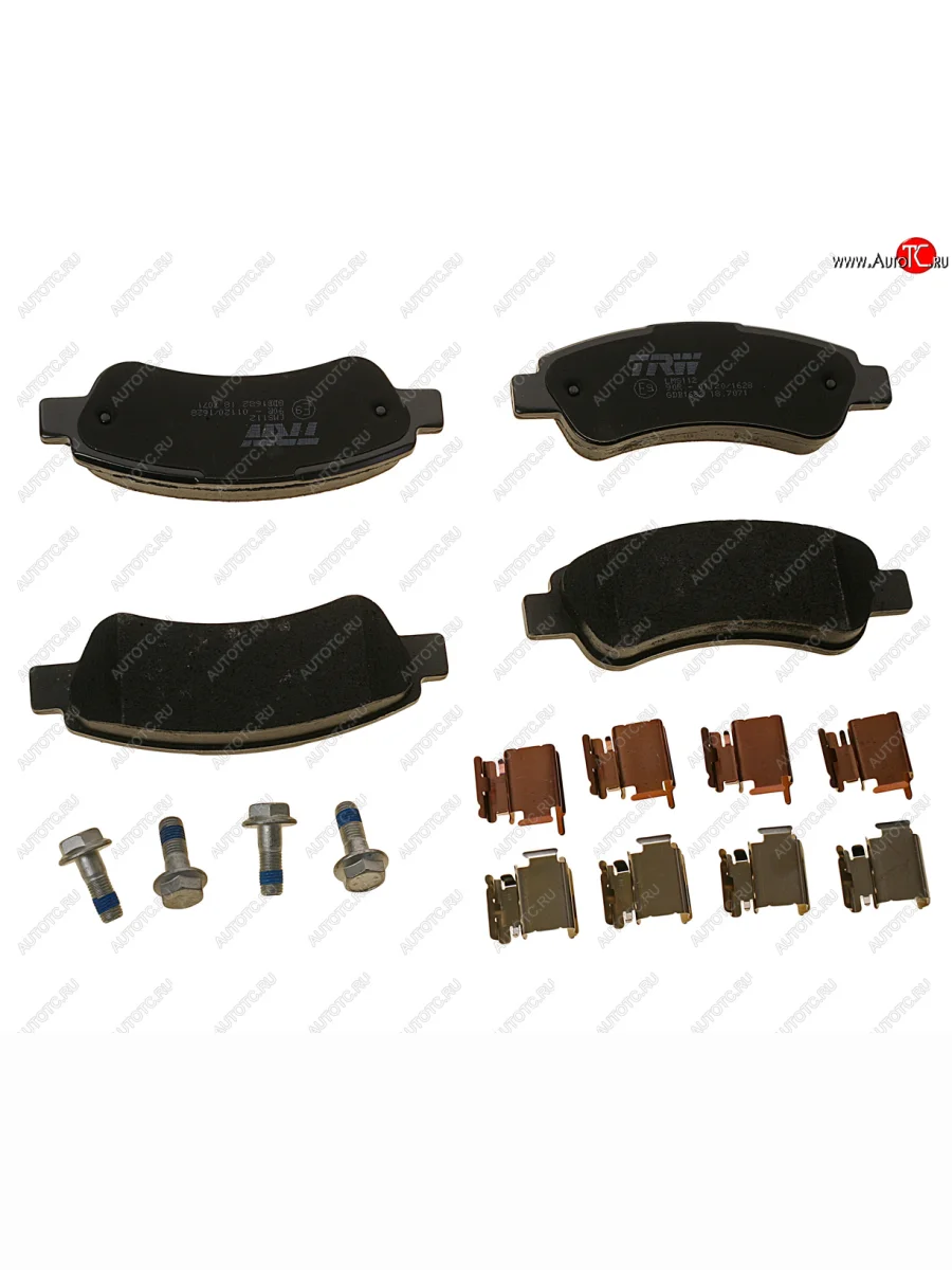 Колодки тормозные задние (4шт.) TRW CITROEN Jumper 250 (2006-2014)  в Самаре Самарской области