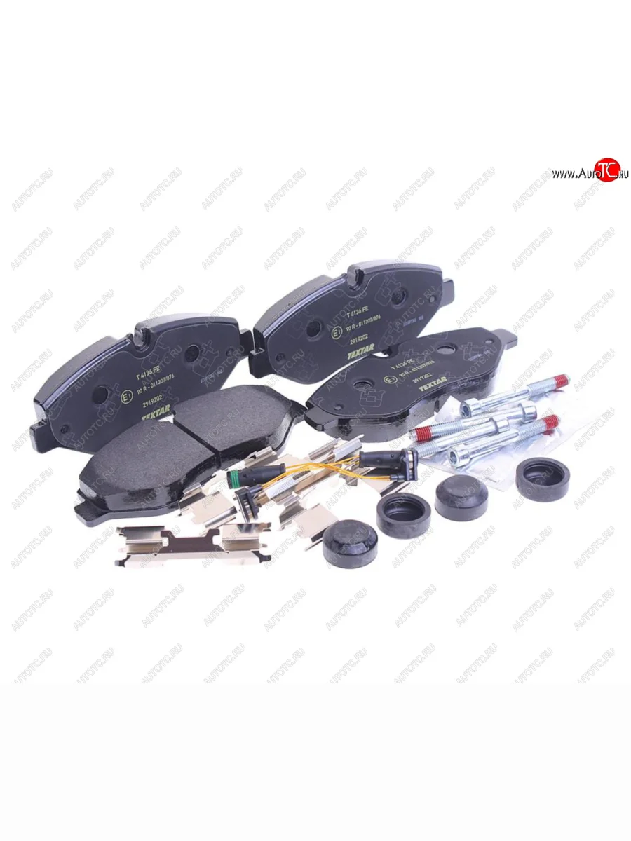 Колодки тормозные дисковые (4шт.) TEXTAR Mercedes-Benz Sprinter W905 рестайлинг (2000-2006)  в Керчи Республика Крым