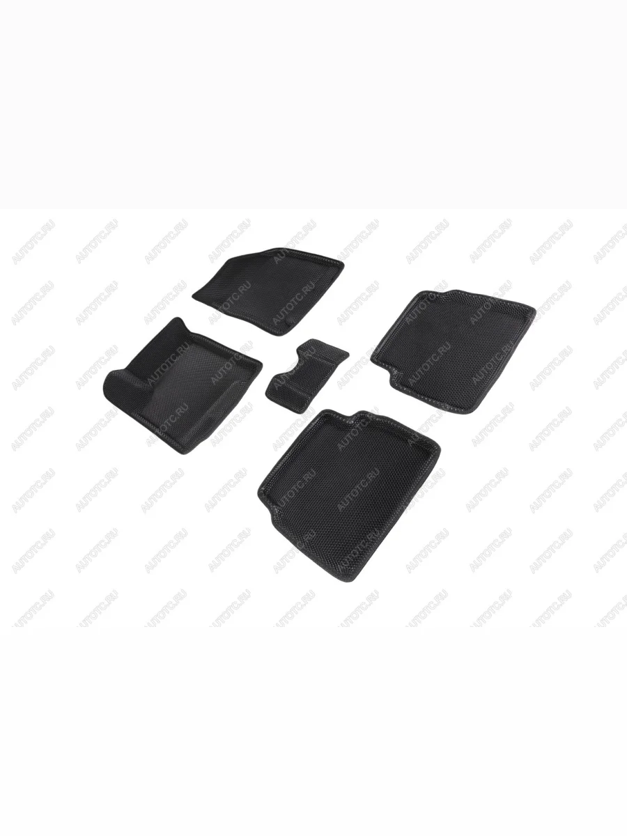 Коврики в салон (3D EVA СОТА ) Seintex Chevrolet Aveo T250 седан рестайлинг (2006-2011) (черный)  в Керчи Республика Крым