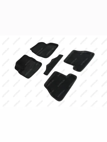 Коврики в салон (АКПП, EVA СОТА ) Seintex Ford Focus 3 универсал дорестайлинг (2010-2015) (черный)