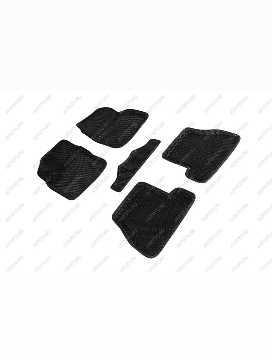 Коврики в салон (АКПП, EVA СОТА ) Seintex Ford Focus 3 хэтчбэк дорестайлинг (2010-2015) (черный)  в Перми Пермском крае