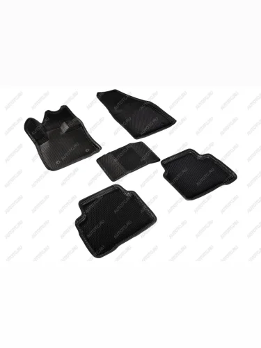 Коврики в салон (3D EVA СОТА ) Seintex (черный) Geely Tugella FY11,HPBA4 рестайлинг (2022-2025)