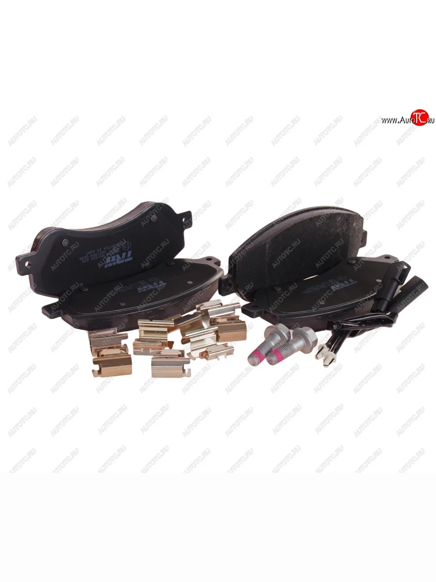 Колодки тормозные передние с датчиком (4шт.) TRW Ford Transit цельнометаллический фургон (2014-2022)  в Перми Пермском крае