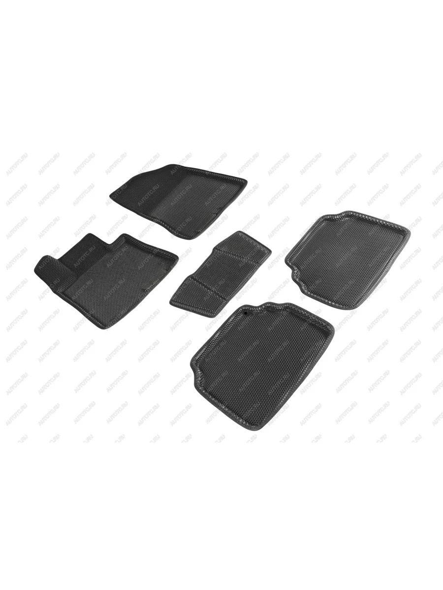 Коврики в салон (3D EVA СОТА ) Seintex Hyundai Sonata DN8 (2019-2022) (черный)  в Перми Пермском крае