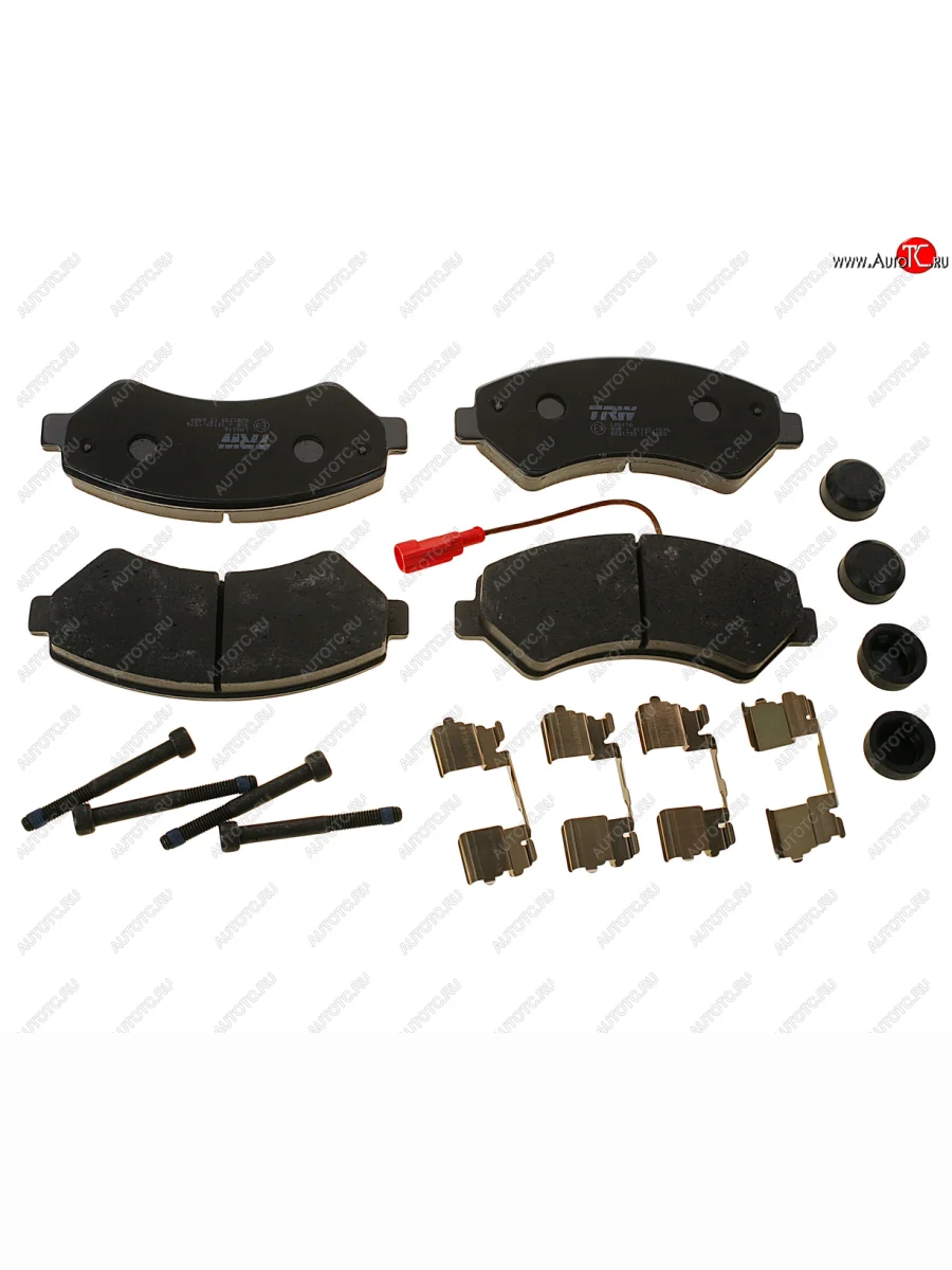 Колодки тормозные передние (4шт.) TRW CITROEN Jumper 250 (2006-2014)  в Самаре Самарской области