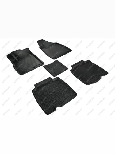 Коврики в салон (3D EVA СОТА ) Seintex (черный) Jetour X90 Plus (2021-2025)