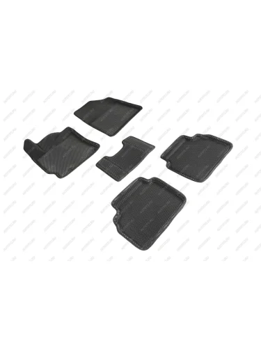 Коврики в салон (3D EVA СОТА ) Seintex (черный) KIA Cerato 4 BD дорестайлинг седан (2018-2021)