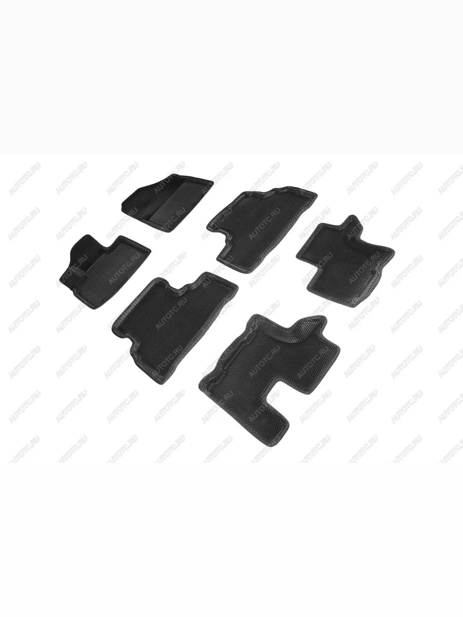 Коврики в салон (3D EVA СОТА ) Seintex KIA Sorento UM/Prime дорестайлинг (2014-2018) (черный)  в Перми Пермском крае