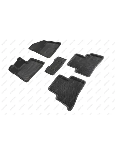 Коврики в салон (3D EVA СОТА ) Seintex (черный) KIA Sportage  4 QL (2016-2018) дорестайлинг