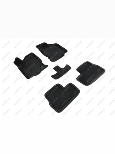 Коврики в салон (3D EVA СОТА ) Seintex (черный) Лада ВАЗ Гранта FL 2192 хэтчбек (2018-2025)