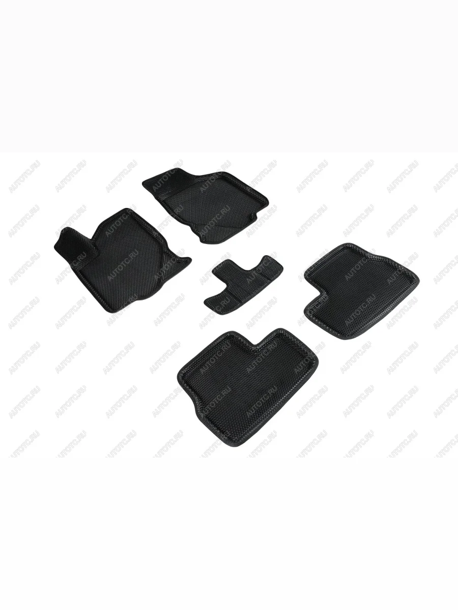 Коврики в салон (3D EVA СОТА ) Seintex Лада ВАЗ Гранта 2190 седан  дорестайлинг (2011-2017) (черный)  в Керчи Республика Крым