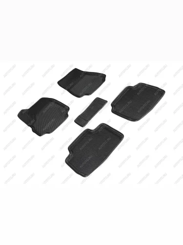 Коврики в салон (3D EVA СОТА ) Seintex (черный) Лада ВАЗ нива 4х4 2121 (Legend) 3 дв. 2-ой рестайлинг (2021-2025)