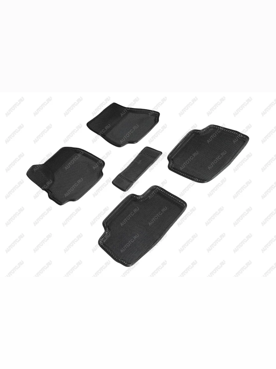 Коврики в салон (3D EVA СОТА ) Seintex Лада ВАЗ нива 4х4 2121 (Legend) 3 дв. 2-ой рестайлинг (2021-2025) (черный)  с доставкой в г. Керчь