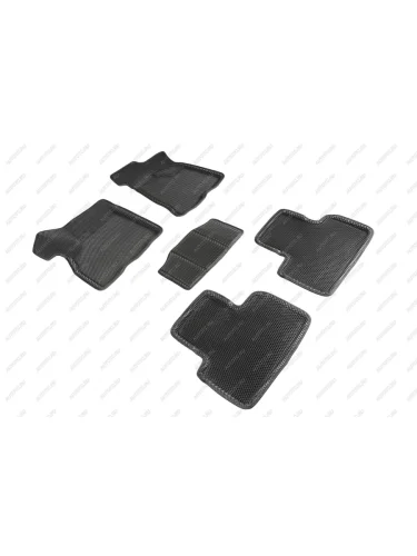 Коврики в салон (3D EVA СОТА ) Seintex (черный) Лада ВАЗ Приора 2170 седан дорестайлинг (2007-2014)