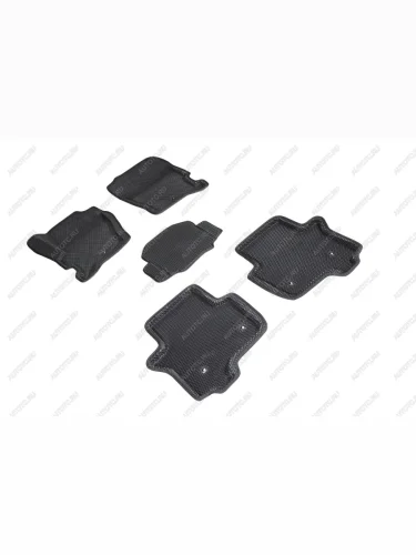 Коврики в салон (3D EVA СОТА ) Seintex (черный) Land Rover Discovery 3 L319 (2004-2009)