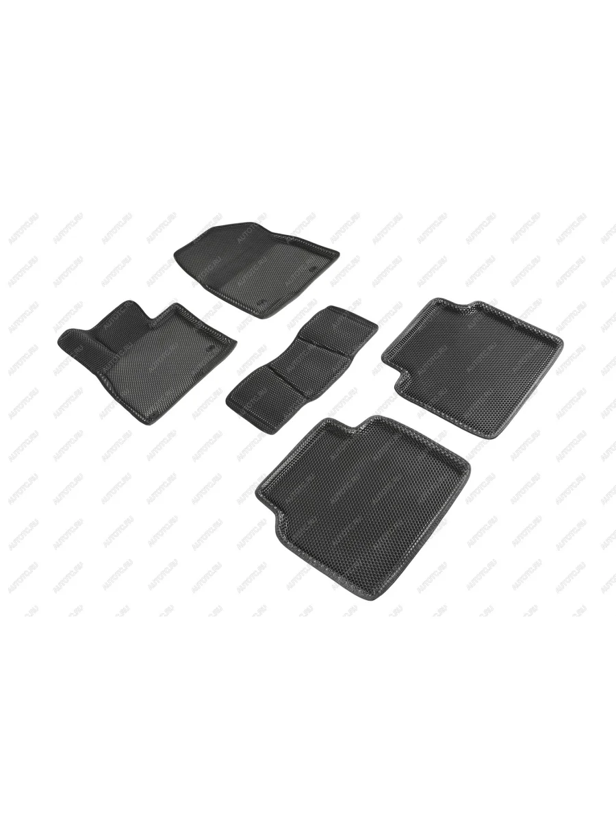 Коврики в салон (3D EVA СОТА ) Seintex Mazda 6 GJ 2-ой рестайлинг универсал (2018-2025) (черный)  с доставкой в г. Пермь