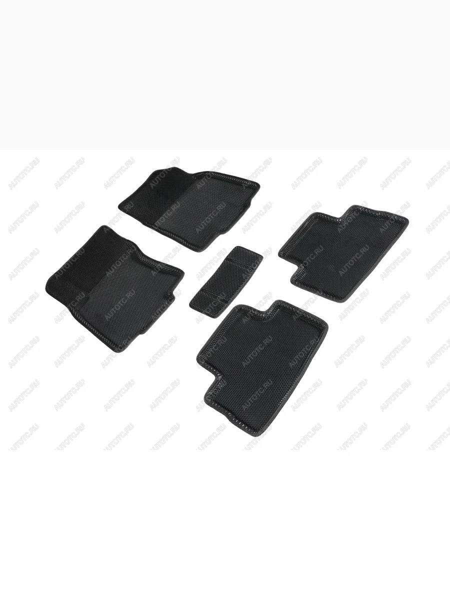 Коврики в салон (RU, 3D EVA СОТА ) Seintex Nissan Qashqai 2 J11 рестайлинг (2017-2022) (черный)  в Керчи Республика Крым