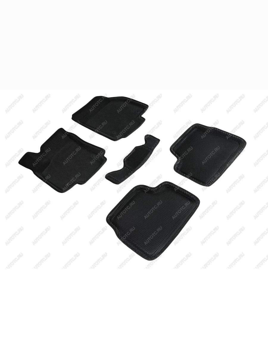 Коврики в салон (3D EVA СОТА ) Seintex Opel Astra H универсал рестайлинг (2007-2015) (черный)  с доставкой в г. Керчь