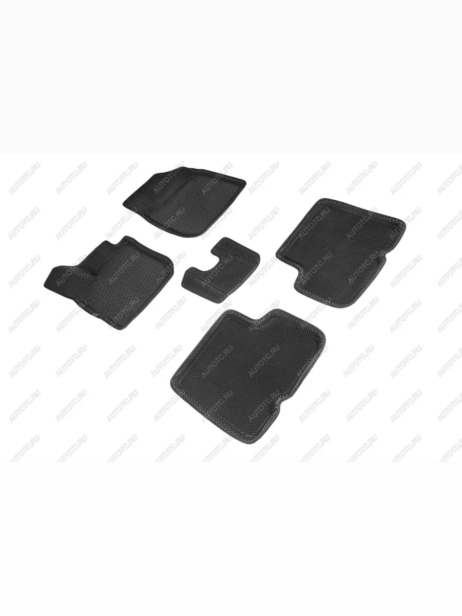 Коврики в салон (3D EVA СОТА ) Seintex Renault Logan 2 рестайлинг (2018-2025) (черный)  с доставкой в г. Керчь