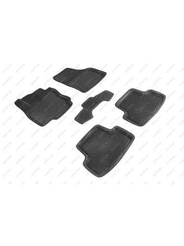 Коврики в салон (3D EVA СОТА) Seintex (черный) Skoda Karoq NU7 рестайлинг (2020-2025)