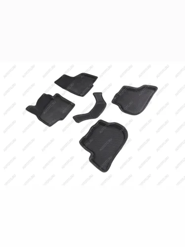  Коврики в салон (3D EVA СОТА ) Seintex (черный) Skoda Octavia  A5 (2008-2013) лифтбэк рестайлинг, рестайлинг универсал