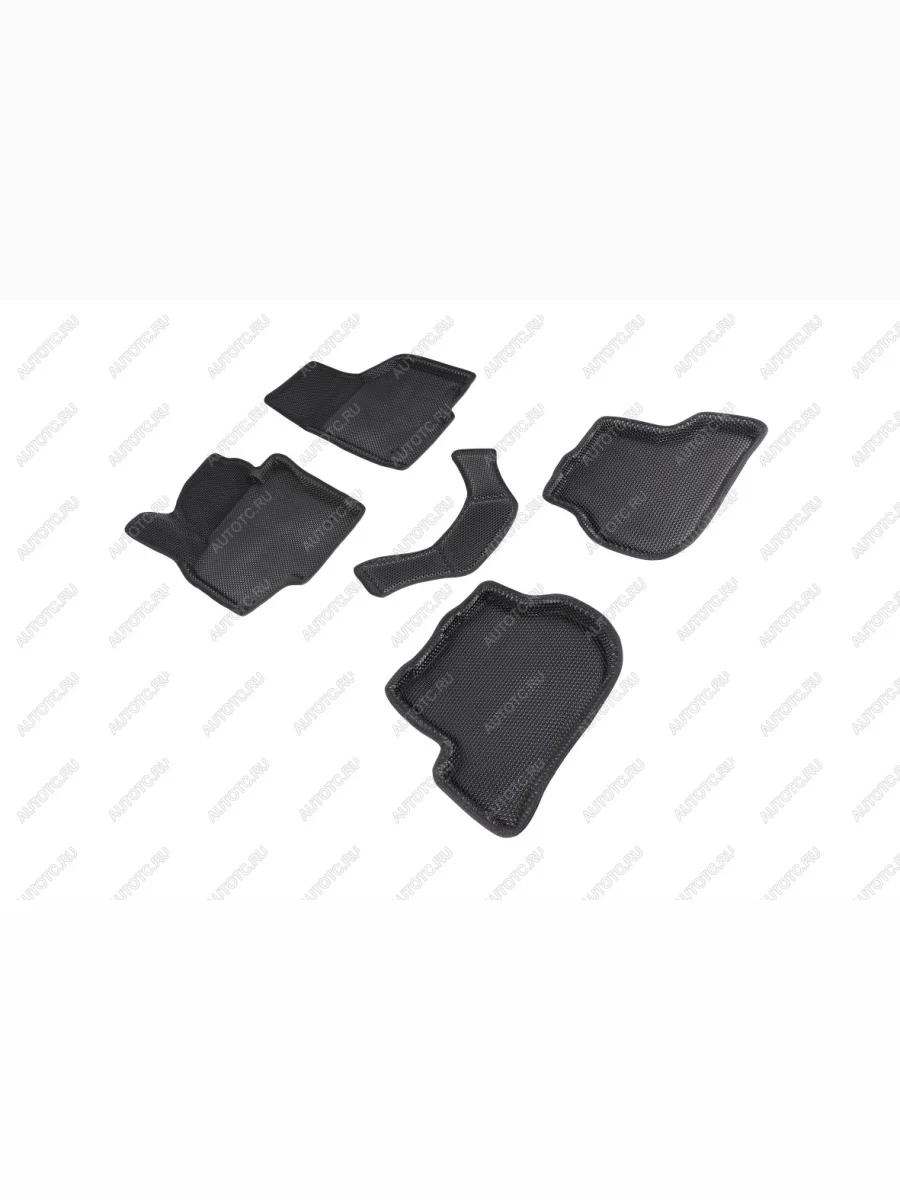  Коврики в салон (3D EVA СОТА ) Seintex  Skoda Octavia (2008-2013) A5 (черный)  с доставкой в г. Керчь