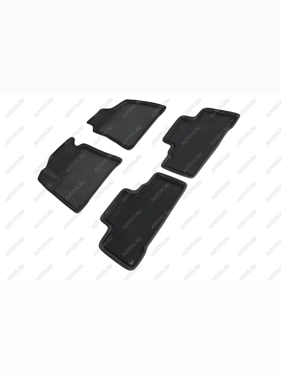 Коврики в салон (3D EVA СОТА ) Seintex SSANGYONG Actyon дорестайлинг (2010-2013) (черный)  с доставкой в г. Пермь