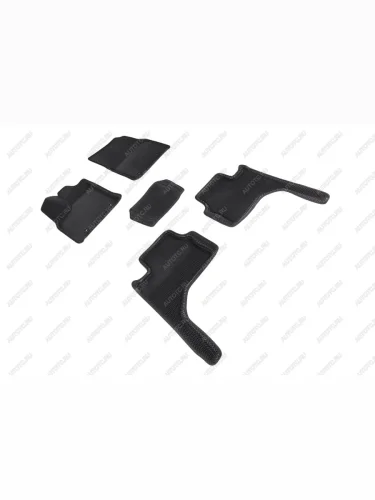 Коврики в салон (3D EVA СОТА ) Seintex (черный) Toyota Land Cruiser J300 дорестайлинг (2021-2025)