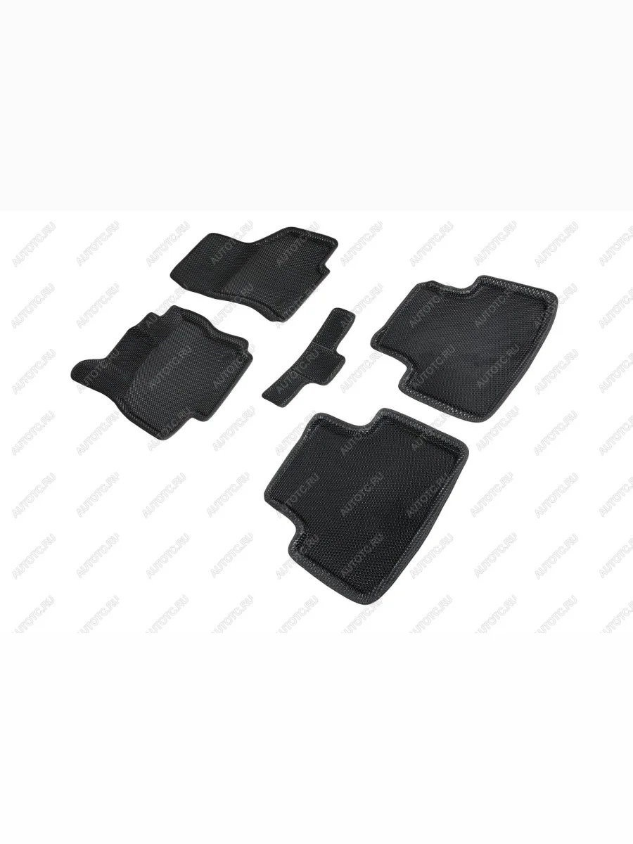 Коврики в салон (3D EVA СОТА ) Seintex Volkswagen Passat B8 седан дорестайлинг (2015-2019) (черный)  в Керчи Республика Крым