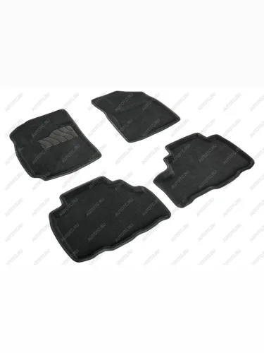 Коврики в салон (3D ВОРС ) Seintex (черный) Changan CS75 Plus дорестайлинг (2022-2024)