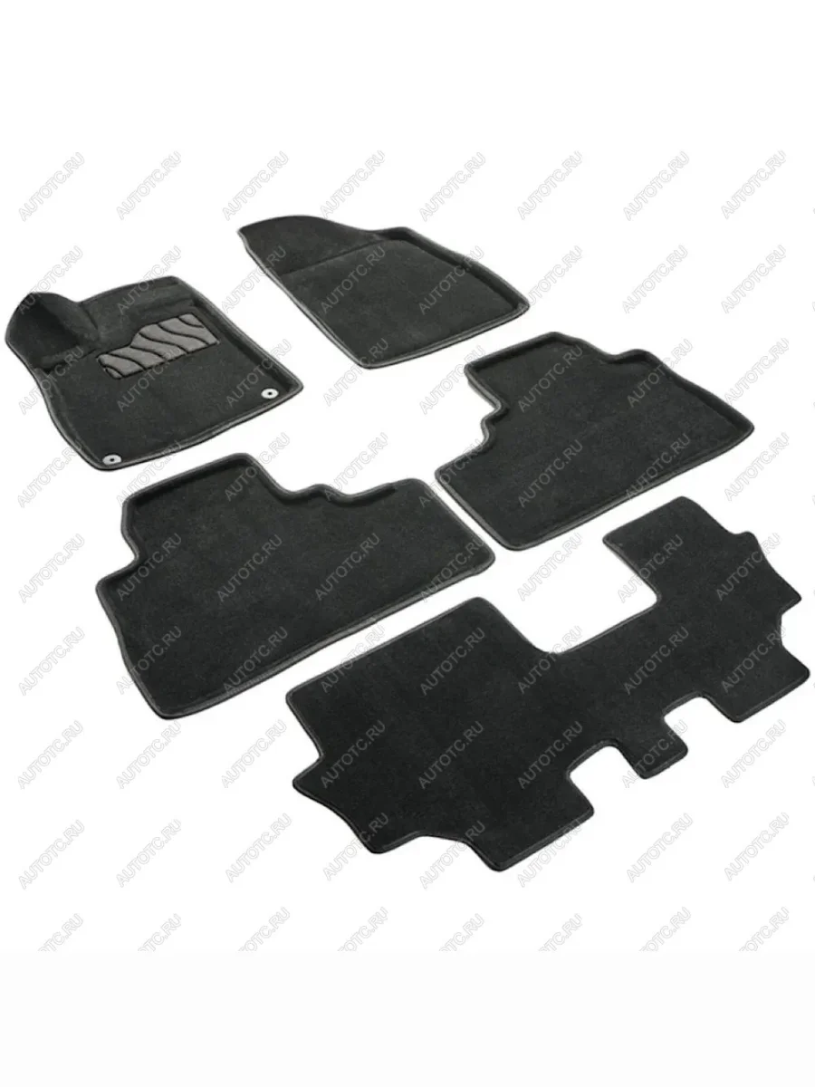 Коврики в салон (3D ВОРС ) Seintex GAC GS3 (2023-2025) (черный)  в Керчи Республика Крым
