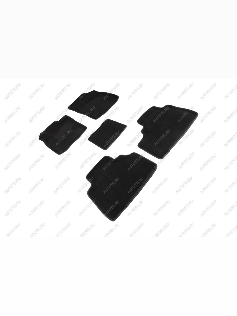 Коврики в салон (3D ВОРС ) Seintex GAC GS5 (2018-2025) (черный)  с доставкой в г. Керчь