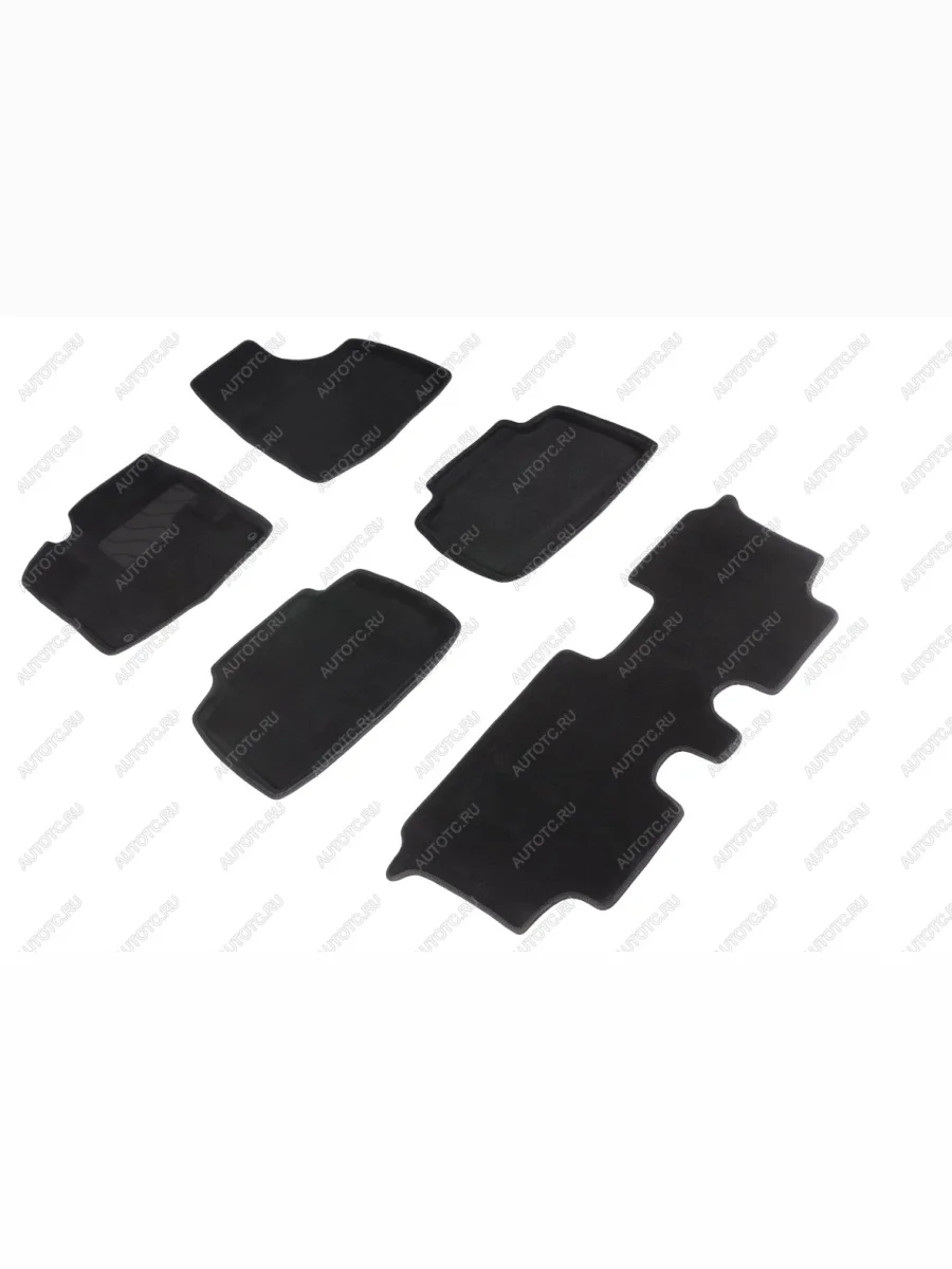 Коврики в салон (3D ВОРС) Seintex GAC GS8 (2016-2023) (черный)  с доставкой в г. Пермь