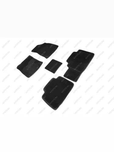 Коврики в салон (3D ВОРС ) Seintex (черный) Geely Atlas Pro NL3 (2019-2025)