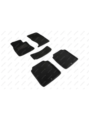 Коврики в салон (3D ВОРС ) Seintex (черный) GENESIS G90  RS4 (2022-2025) седан