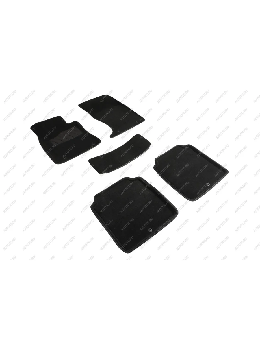 Коврики в салон (3D ВОРС ) Seintex  GENESIS G90 (2022-2025) RS4 (черный)  в Воронеже Воронежской области