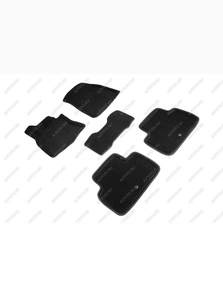 Коврики в салон (3D ВОРС ) Seintex GENESIS GV70 JK1 (2020-2022) (черный)  с доставкой в г. Керчь