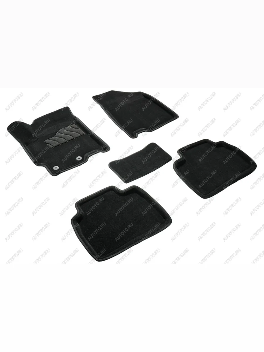 Коврики в салон (3D ВОРС) Seintex JAC J7 лифтбэк (2020-2025) (черный)  в Керчи Республика Крым