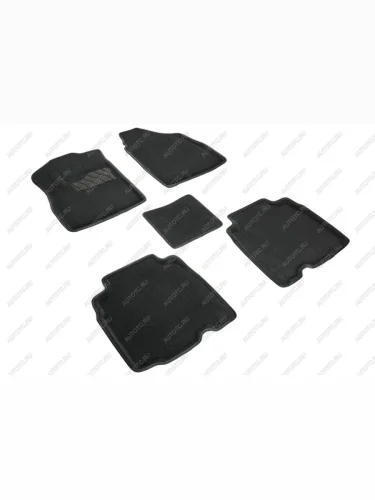 Коврики в салон (3D ВОРС) Seintex (черный) Jetour X90 Plus (2021-2025)