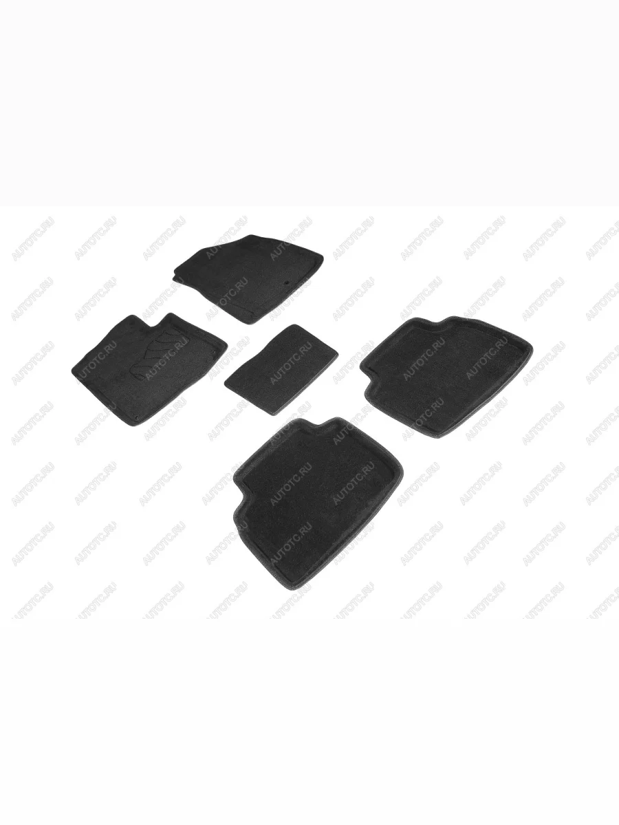 Коврики в салон (3D ВОРС) Seintex  KIA Sportage (2021-2025) 5 NQ5 (черный)  в Самаре Самарской области