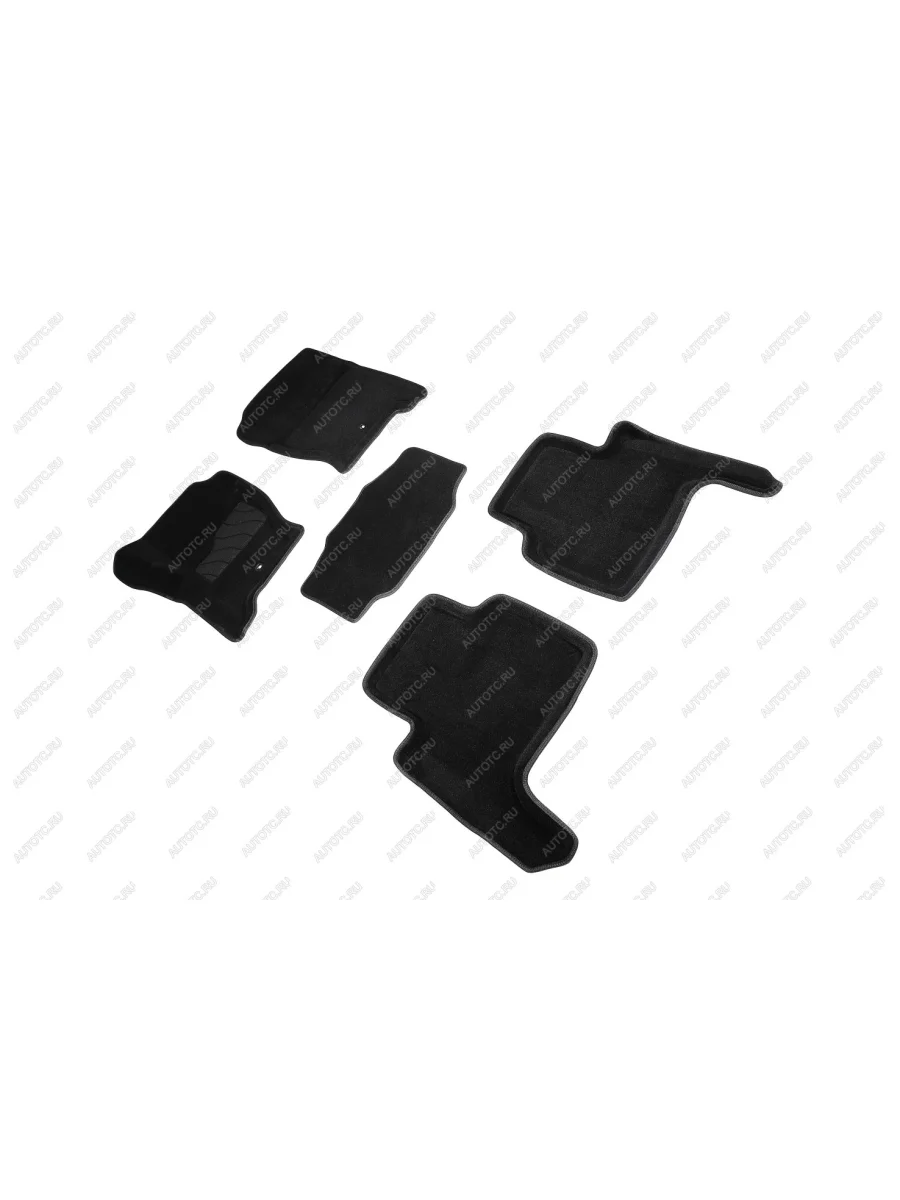Коврики в салон (3D ВОРС) Seintex Land Rover Range Rover Sport 1 L320 дорестайлинг (2005-2009) (черный)  с доставкой в г. Керчь