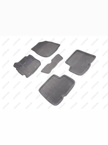 Коврики в салон (3D ВОРС) Seintex (серый) Renault Duster HS рестайлинг (2015-2021)