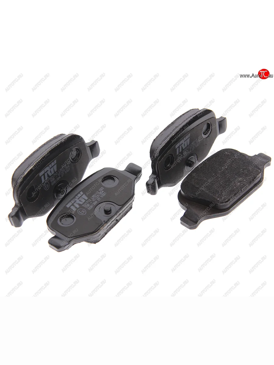 Колодки тормозные задние (4шт.) TRW Fiat 500 312,FF дорестайлинг хэтчбэк 3 дв. (2007-2015)  в Перми Пермском крае