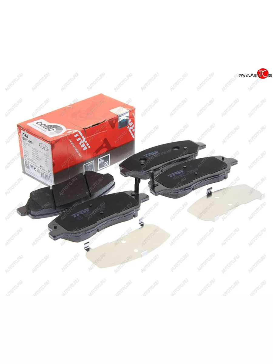 Колодки тормозные передние (4шт.) TRW Hyundai Santa Fe CM рестайлинг (2009-2012)  в Самаре Самарской области