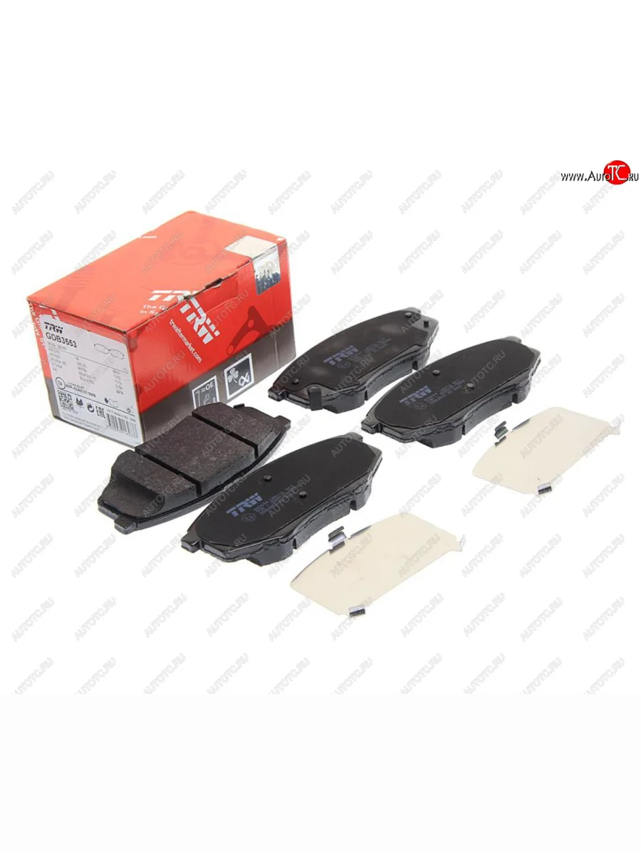 Колодки тормозные передние (4шт.) TRW Hyundai Sonata YF (2009-2014)  в Самаре Самарской области