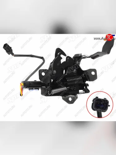 Замок капота SAT Hyundai Solaris  HCR (2017-2020) седан дорестайлинг